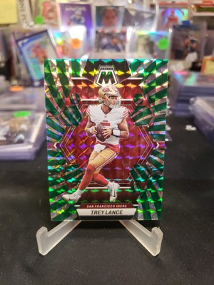 2023 Mosiac Trey Lance Green Swirl Fotl /11 Rare Ssp Chargers  