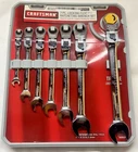 CRAFTSMAN 7 PIECE LOCKING FLEX RATCHETING METRIC WRENCH SET #42401