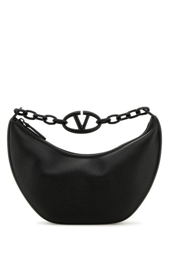 VALENTINO GARAVANI Moon Black Leather Handbag New & Authentic