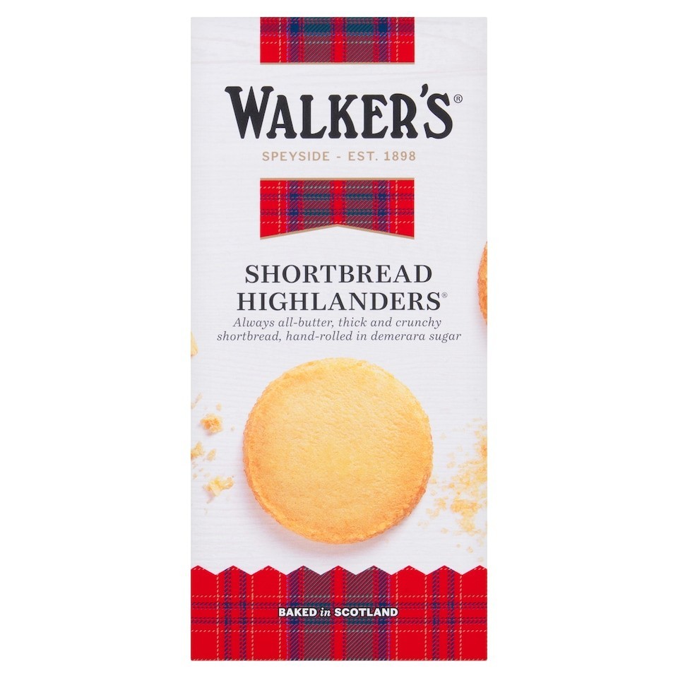 Walkers Shortbread Highlanders Cookies 160g Baked In Scotland
