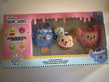 Disney Munchlings Collectors Edition Set Of 4 Scented Plush NIB