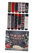 Men's 12 Days of Socks Holiday Christmas Advent Calendar Gift Box