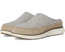 L.L.Bean Downeast Slippers Women's US 11 Tan Wool Slip On Closed Toe Clog ZAP222