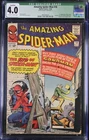 Amazing Spider-Man #18 Marvel Comics 1964 1st Appearance Ned Leeds CGC 4.0 Key