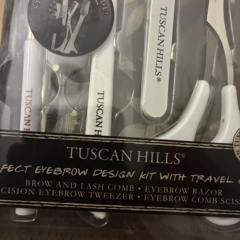 Tuscan Hills Perfect Eyebrow Design Kit with travel case
