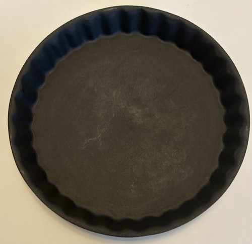 Vintage Cousances 26 Raw Cast Iron Quiche Tart Pan Dish 10.5” Lo