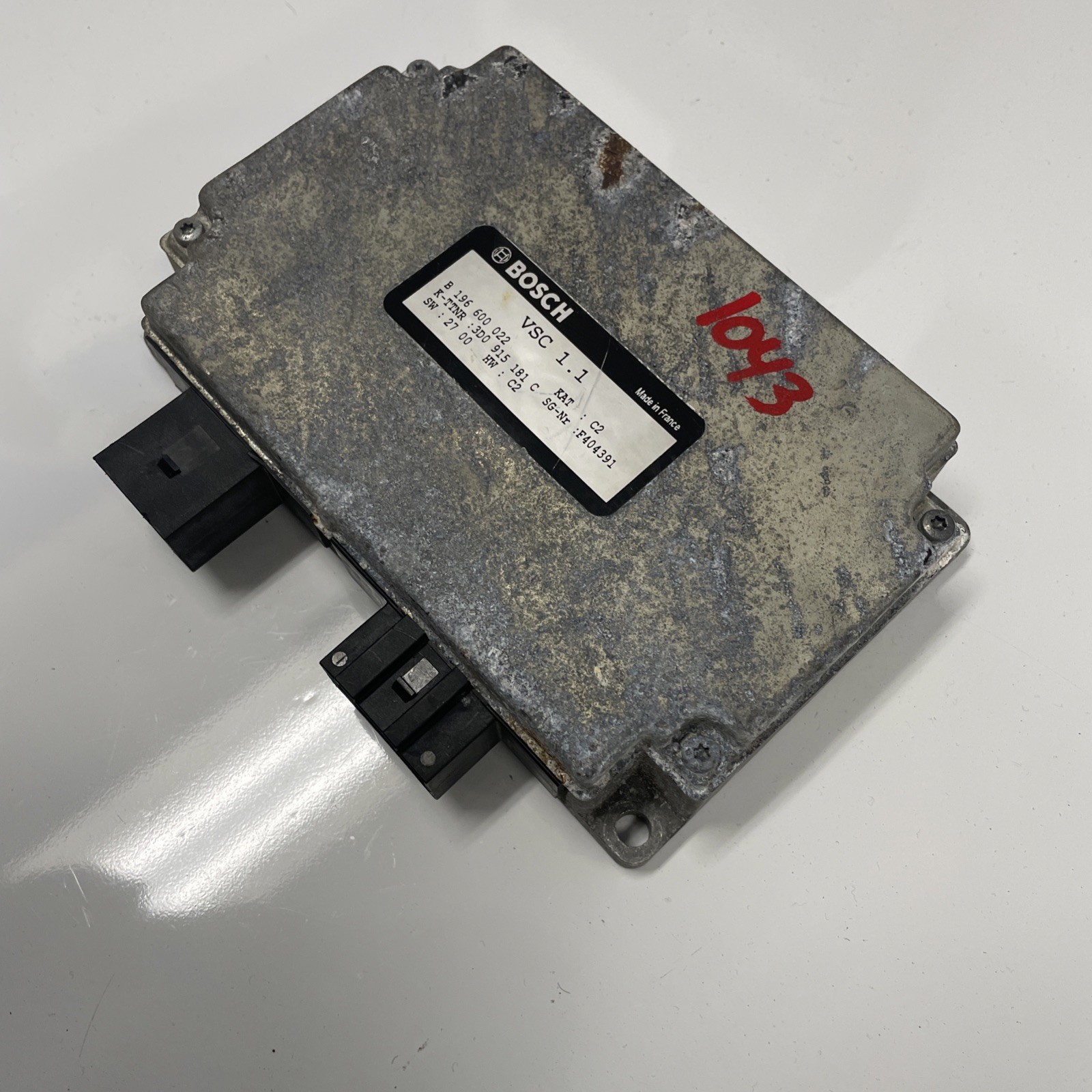 2004 Bentley Continental VSC Battery Stabilization Control Module 196600022