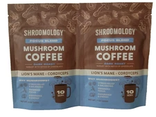 (2@) 360 Nutrition Full Spectrum Mushroom Coffee Shroomology Focus Blend 5 Oz ea