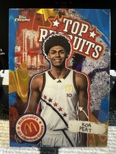 Koa Peat 2025 Topps Chrome Mcdonald's Refractor - Top Recruits #TP-13 Raywave