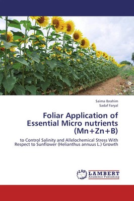Saima Ibrahim (u. a.) | Foliar Application of Essential Micro nutrients...