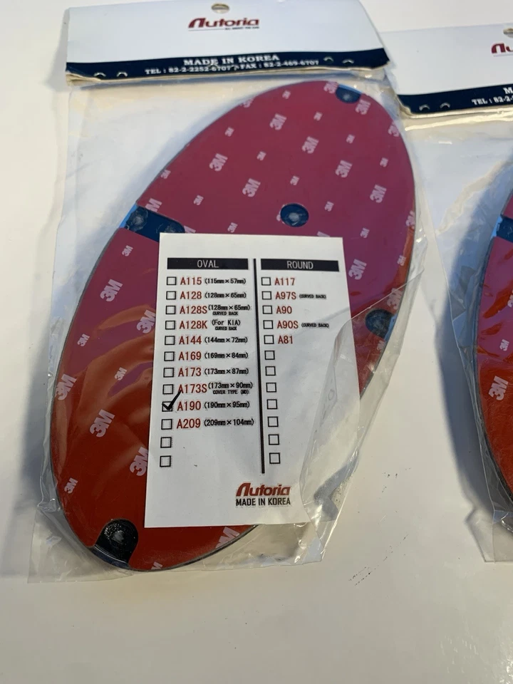 EAGLE Delantero + Trasero Eagle V Emblema Hyundai Ovalado Set Autoria A190 - 7.5"x 3.75" Foto 3 de 3