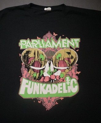 Parliament Funkadelic Shirt Mens 2XL Black Fly On Maggot Brain 2010 Band Tee