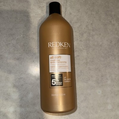 Redken All Soft Conditioner 33.8oz Moisturizing 5% Argon Oil Moisture SEALED 984