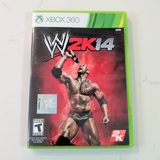 WWE 2K14 (Microsoft Xbox 360, 2013) w/ Manual - Tested & Working 