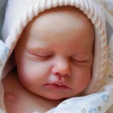 19in Reborn Baby Doll Vinyl Kit LouLou Newborn Lifelike Feeling Lovely Kids Gift