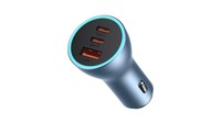 6932172612825 Baseus Golden Contactor Pro łAdowarka Samochodowa USB-A + 2X USB-C
