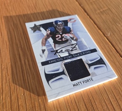 2008 Donruss Leaf Rookies & Stars Matt Forté DS-14 (AU, MEM, RC) #13/25 Bears