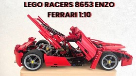 Lego Racers 8653 ENZO FERRARI 1/10 Scale Used From Japan