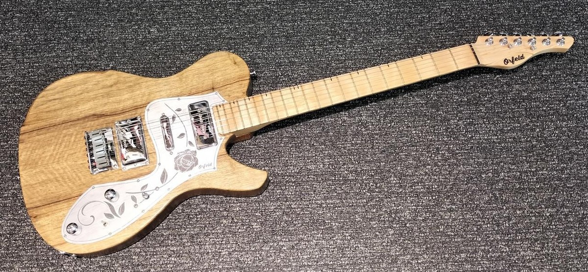 ギター ORFELD GUITARS Amber Orfeld Amber Electric Guitar, Solid Body, Beginner-Friendly