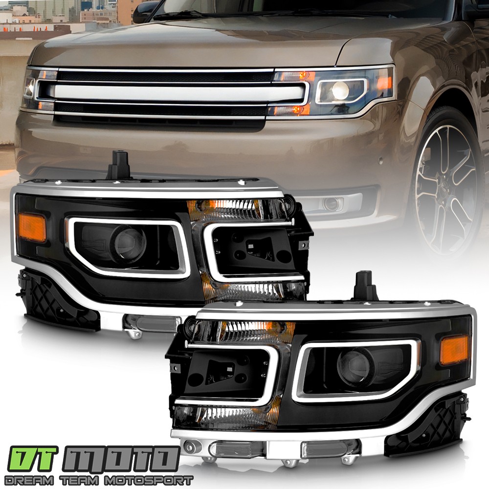 For 2013-2019 Ford Flex HID/Xenon Projector Headlights Headlamps