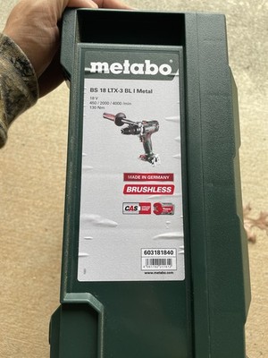 METABO BS 18 LTX-3 BL Q I Metal Brushless Cordless Hammer Drill Tool Only