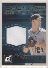 2017 Panini Donruss Back to the Future Materials Gold 10/25 Rick Porcello x5u