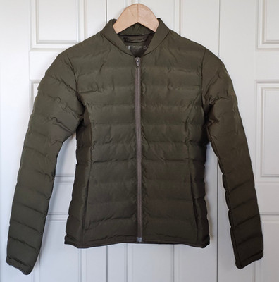 Helly Hansen Mono Material Puffer Jacket Women XS Olive Green