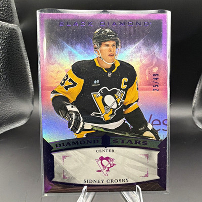 Upper Deck Black Diamond Diamond Stars Sidney Crosby BDS-SC Purple /49 Penguins