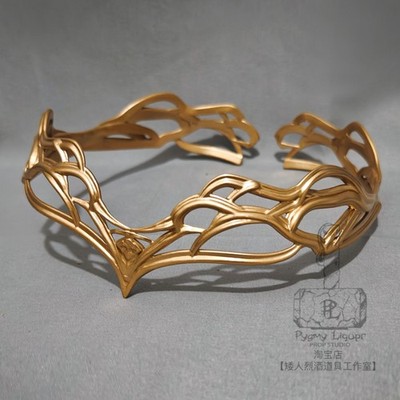 Elden Ring Marika Golden Cosplay Headpiece Halloween Crown Headgear Prop Gift