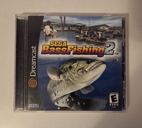 Sega Bass Fishing 1&2 (Sega Dreamcast, 2001) Complete, Tested CIB Good Condition