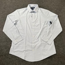 MIZZEN  MAIN Leeward Long Sleeve Dress Shirt Men's Size L Light Blue