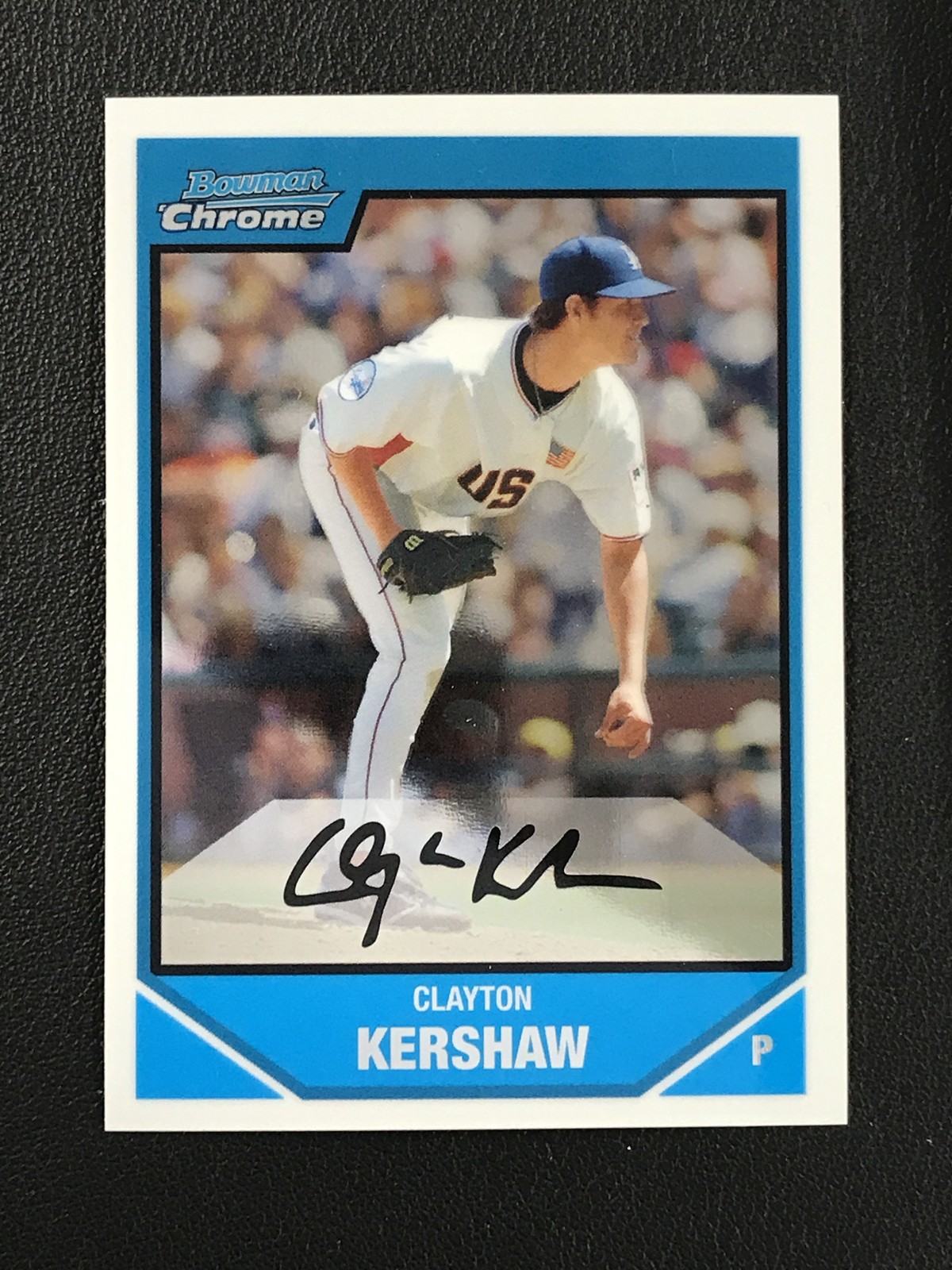 2007 Bowman Draft Picks & Prospects Chrome #BDPP77 Clayton Kershaw Dodgers MINT!