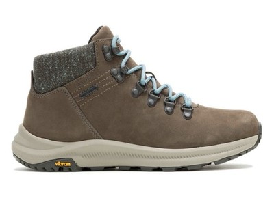 Merrell Women 9.5M Ontario Mid Boulder Waterproof Hiking Shoes Leather-And-Mesh