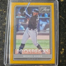 Michael Harris II /25 Rookie 2022 Panini Three And Two Prospects