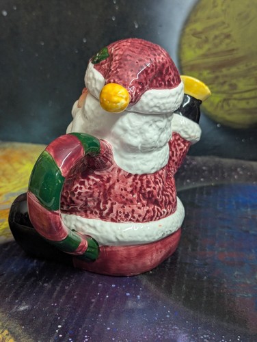 6" Weihnachten Wang's International Nikolaus/Weihnachtsmann Teekanne, rot weiß - Bild 8 von 24