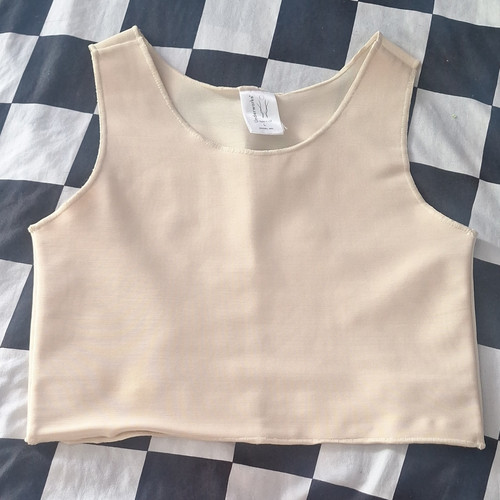 Underworks FTM Binder Compression Midriff Top Model 983 Beige Size L MPN 983