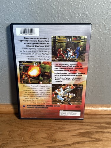 Street Fighter EX3 PS2 (Sony PlayStation 2, 2000) komplett mit Handbuch neuwertig - Bild 2 von 4