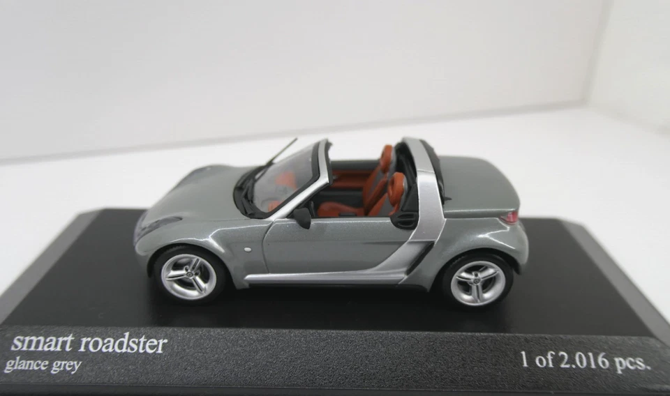 Minichamps 1:43 - Smart Roadster - grau-metallic - (43) - Bild 2 von 4