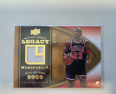 Upper Deck Michael Jordan Legacy 2008-09 MJ-67 Memorabilia 02/23 Bulls