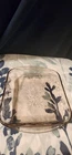 Vintage Anchor Hocking Savannah Baking Casserole Glass Dish Floral 9” X 9”
