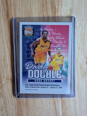 2000-01 Topps Tip-Off Daily Double Kobe Bryant Jan 15-21