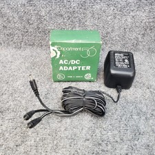 Department 56 AC/DC Power Adapter Three Prong Black  5502-6 55026