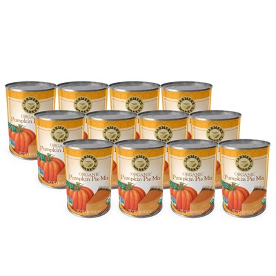 Farmer's Market Organic Pumpkin Pie Mix, 15 Ounce (Pack of 12)