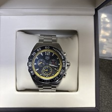 TAG Heuer Formula 1 CAZ101AG Quartz Chronograph 43mm Tachymeter Date 200m