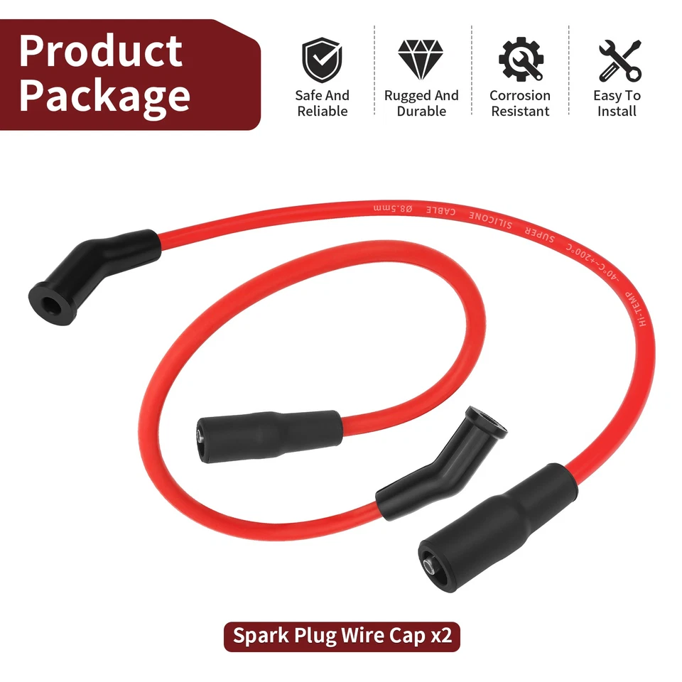 Cables de bujía 31992-99B para Road King Electra Glide Street Glide Road Glide Foto 4 de 4