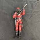 SET OF TWO PREOWNED HASBRO G.I.JOE CLASSIFIED SERIES  CRIMSON GUARD FIGURES BAC