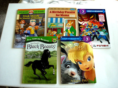 Lot of 5 Level 3 Reader Scholastic * Step into Reading* Plus
