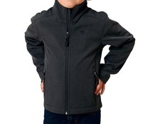 Roper Western Jacket Boys Zip Softshell Gray 03-397-0780-0616 GY