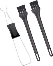 1 PCS Keycap Puller Switch Puller with 2 Pcs Keyboard Cleaning Brushs, Stainless