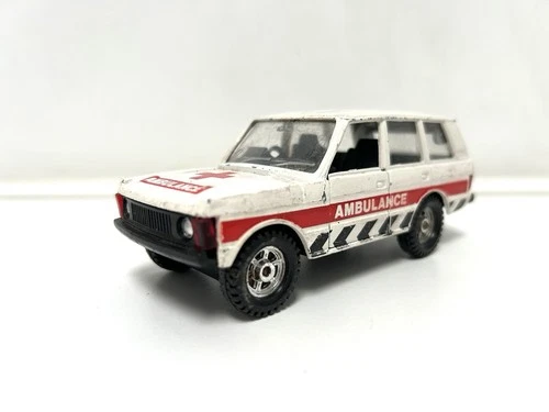 CORGI No597 Range Rover Rescue Ambulance Diecast Vintage Collectible Toy 1980s